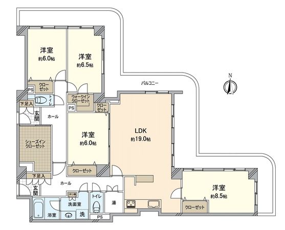 ザ・シーン徳川園 間取図(平面図) 間取図(平面図)