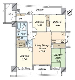 間取図(平面図) 間取図(平面図)