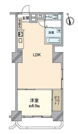 ライオンズマンション千種 間取図(平面図)