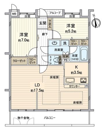 間取図(平面図)