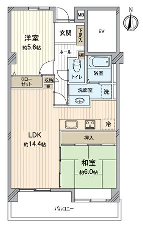 ナビシティ徳川Ⅰ 間取図(平面図)