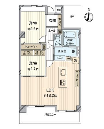 ナビシティ徳川Ⅰ 間取図(平面図) ナビシティ徳川Ⅰ 間取図(平面図)