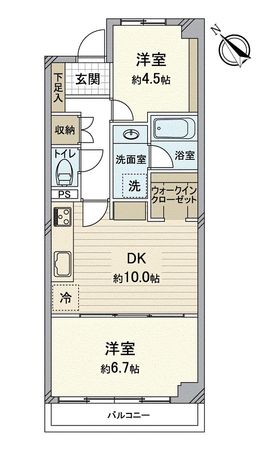 ダイアパレス八事隼人池 間取図(平面図)