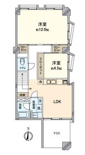 筒井ハイツ 間取図(平面図)