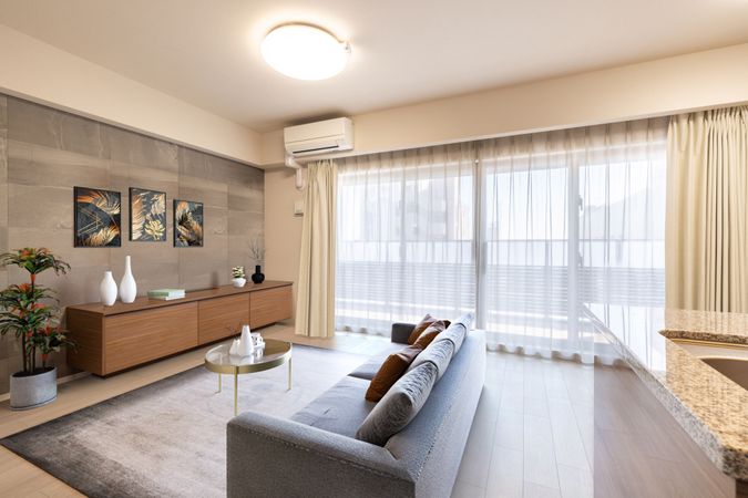 ザ・パークハウス桜山プレイズ リビング