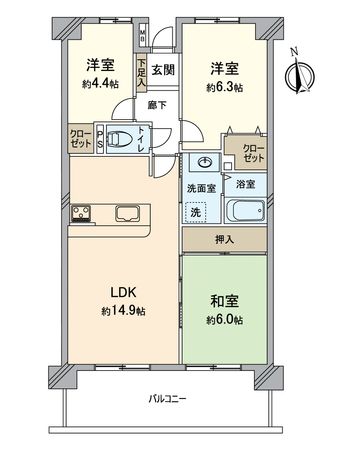 徳川園サンハイツ 間取図(平面図) 徳川園サンハイツ 間取図(平面図)