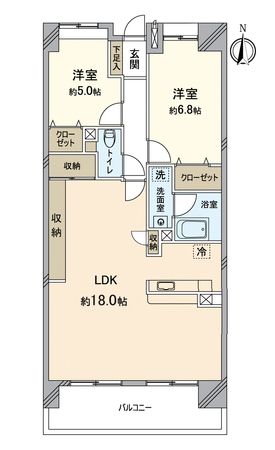 野村ステイツ橦木町南 間取図(平面図) 野村ステイツ橦木町南 間取図(平面図)