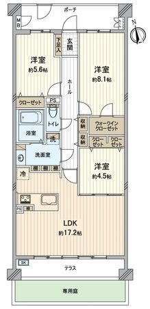 ザ・マスターズフォート 間取図(平面図) ザ・マスターズフォート 間取図(平面図)