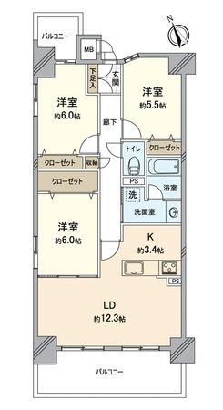 ユーハウス新栄西館 間取図(平面図) ユーハウス新栄西館 間取図(平面図)