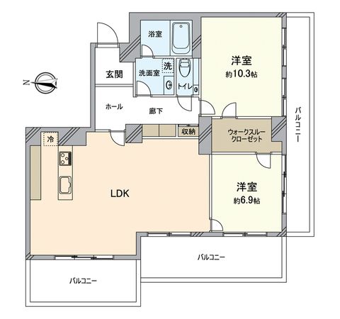 三旺マンション覚王山 間取図(平面図) 三旺マンション覚王山 間取図(平面図)
