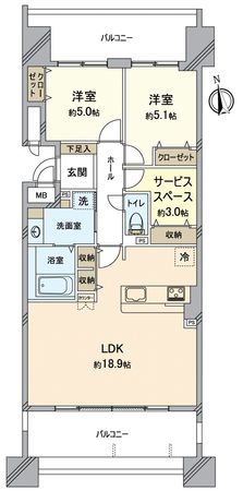 センチュリーステイツ高岳 間取図(平面図) センチュリーステイツ高岳 間取図(平面図)