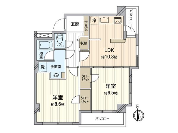 三旺マンション新栄 間取図(平面図) 三旺マンション新栄 間取図(平面図)