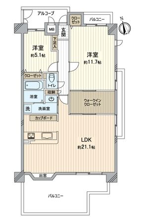 グレイス千種 間取図(平面図) グレイス千種 間取図(平面図)