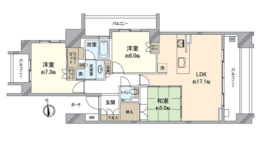 間取図(平面図)