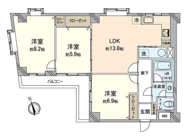 荘苑仲田 間取図(平面図) 間取図(平面図)