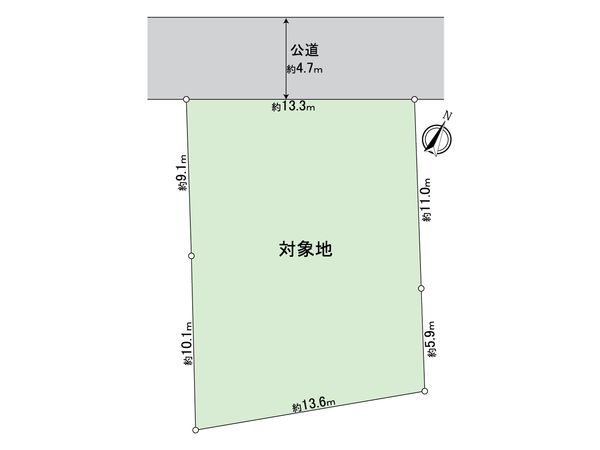 糟屋郡新宮町新宮東3丁目土地 区画図 糟屋郡新宮町新宮東3丁目土地 区画図