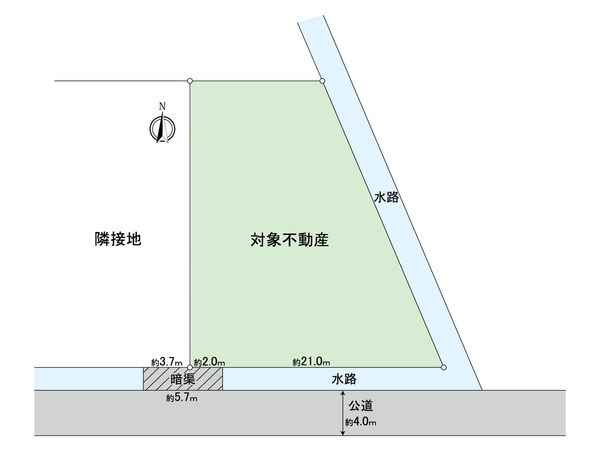 宗像市稲元1丁目土地 区画図