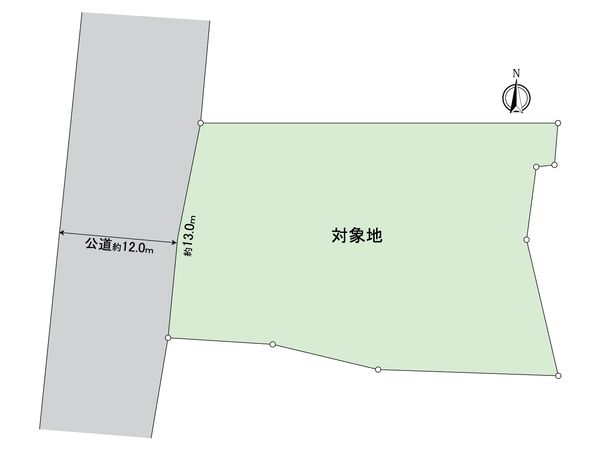 東区下原3丁目土地 間取図(平面図)