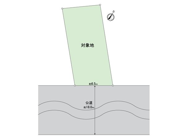東区名島3丁目土地 区画図 東区名島3丁目土地 区画図