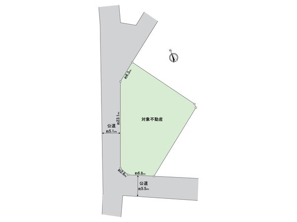 東区水谷3丁目 土地 区画図 東区水谷3丁目 土地 区画図