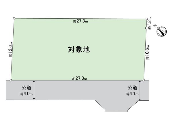 古賀市天神7丁目土地 区画図