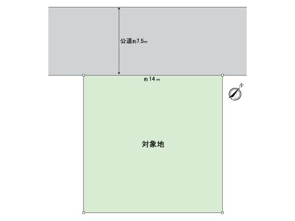 東区青葉3丁目土地 区画図 東区青葉3丁目土地 区画図