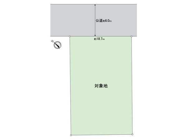 東区若宮3丁目土地 区画図