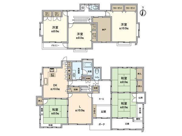 東区香椎駅東4丁目戸建 間取図(平面図)
