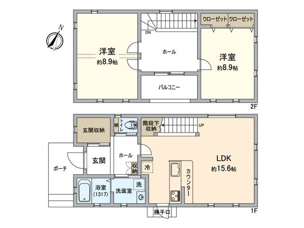 東区西戸崎6丁目戸建 間取図(平面図) 東区西戸崎6丁目戸建 間取図(平面図)