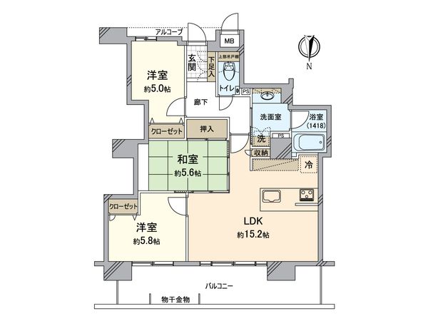 間取図(平面図)