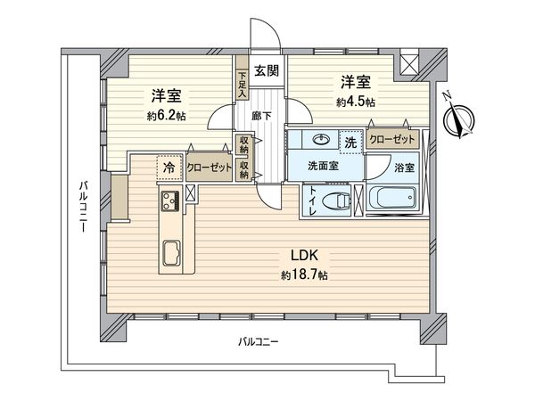 シティライフ箱崎Ⅲ 間取図(平面図) 間取図(平面図)