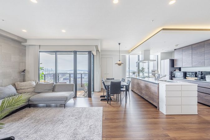 アイランドシティオーシャン&フォレストタワーレジデンスWEST棟 リビング