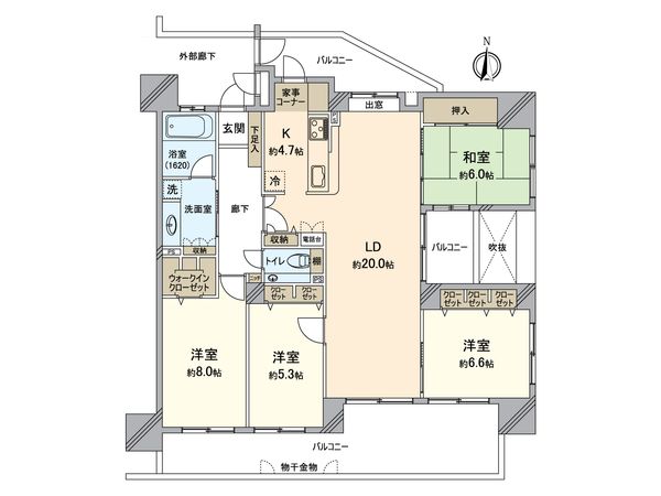 アプローズ香住ヶ丘弐番館 間取図(平面図) アプローズ香住ヶ丘弐番館 間取図(平面図)