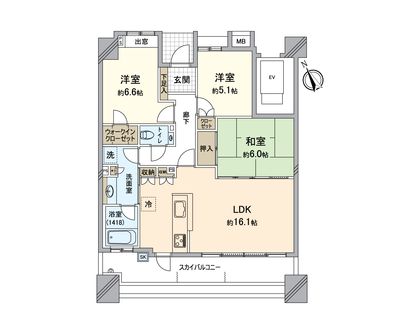 間取図(平面図)