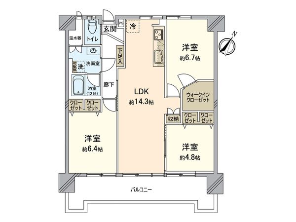 MAC箱崎コート 間取図(平面図) 間取図(平面図)