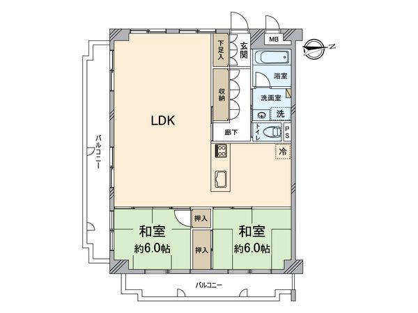 ベルザ西公園 間取図(平面図) ベルザ西公園 間取図(平面図)