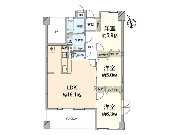 間取図(平面図)