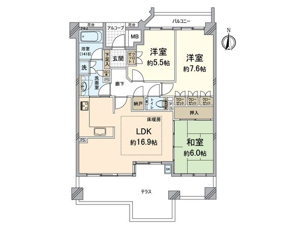 間取図(平面図)