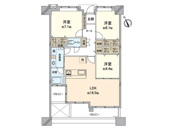間取図(平面図)