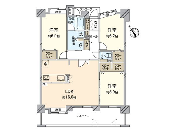 間取図(平面図)