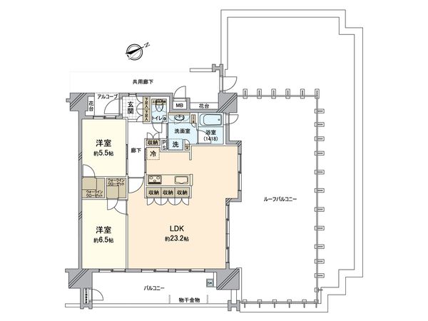 パークナード香椎 間取図(平面図) パークナード香椎 間取図(平面図)