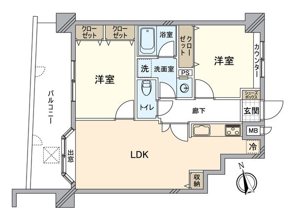 シティマンション香椎南 間取図(平面図) シティマンション香椎南 間取図(平面図)