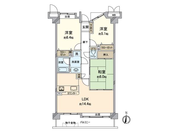 城南茶山シティハウス 間取図(平面図) 城南茶山シティハウス 間取図(平面図)