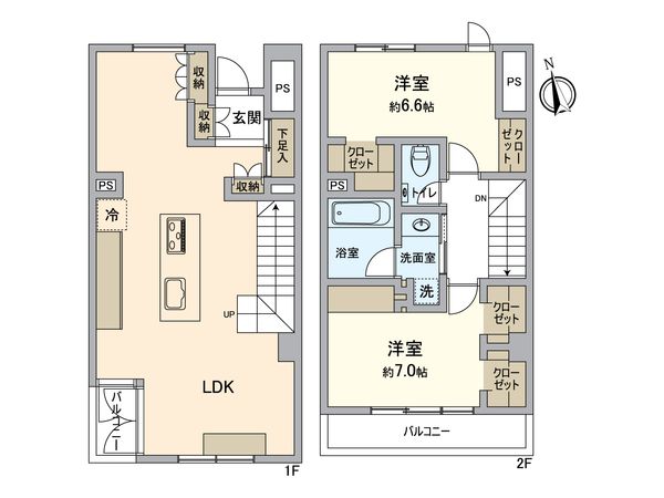 ネクサスワールドマークマック棟 間取図(平面図) ネクサスワールドマークマック棟 間取図(平面図)