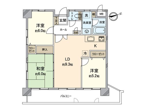 スタシオン海の中道Ⅰ 間取図(平面図)