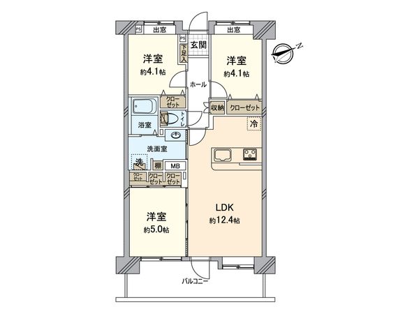 じゅうグランドマンション・シュリアン土井 間取図(平面図) じゅうグランドマンション・シュリアン土井 間取図(平面図)