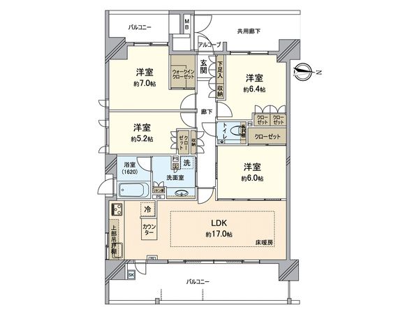 パークスタイル・ザ・シェイプ 間取図(平面図) パークスタイル・ザ・シェイプ 間取図(平面図)