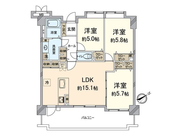 ベルヴィ香椎壱番館 間取図(平面図) ベルヴィ香椎壱番館 間取図(平面図)