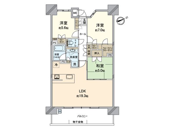 パークシティ新宮中央 間取図(平面図)