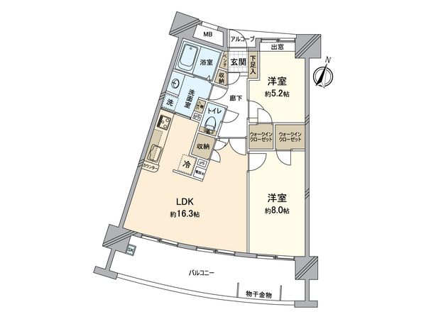 モントーレブルー・ラ・メールFUKUOKA キャビン棟 間取図(平面図) モントーレブルー・ラ・メールFUKUOKA キャビン棟 間取図(平面図)